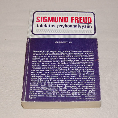 Sigmund Freud Johdatus psykoanalyysiin